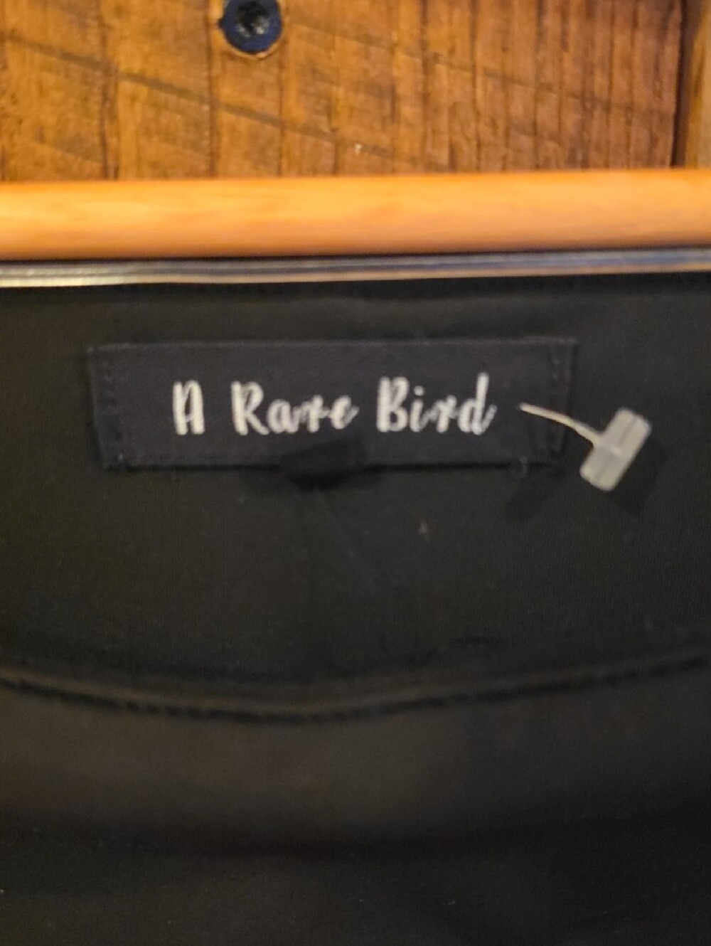 128p A Rare Bird Black Ruffle Flare Pants  Statement Bootcut - Picture 2 of 9